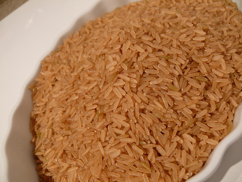 Brown rice photo
